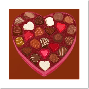 Valentine Chocolate Posters and Art